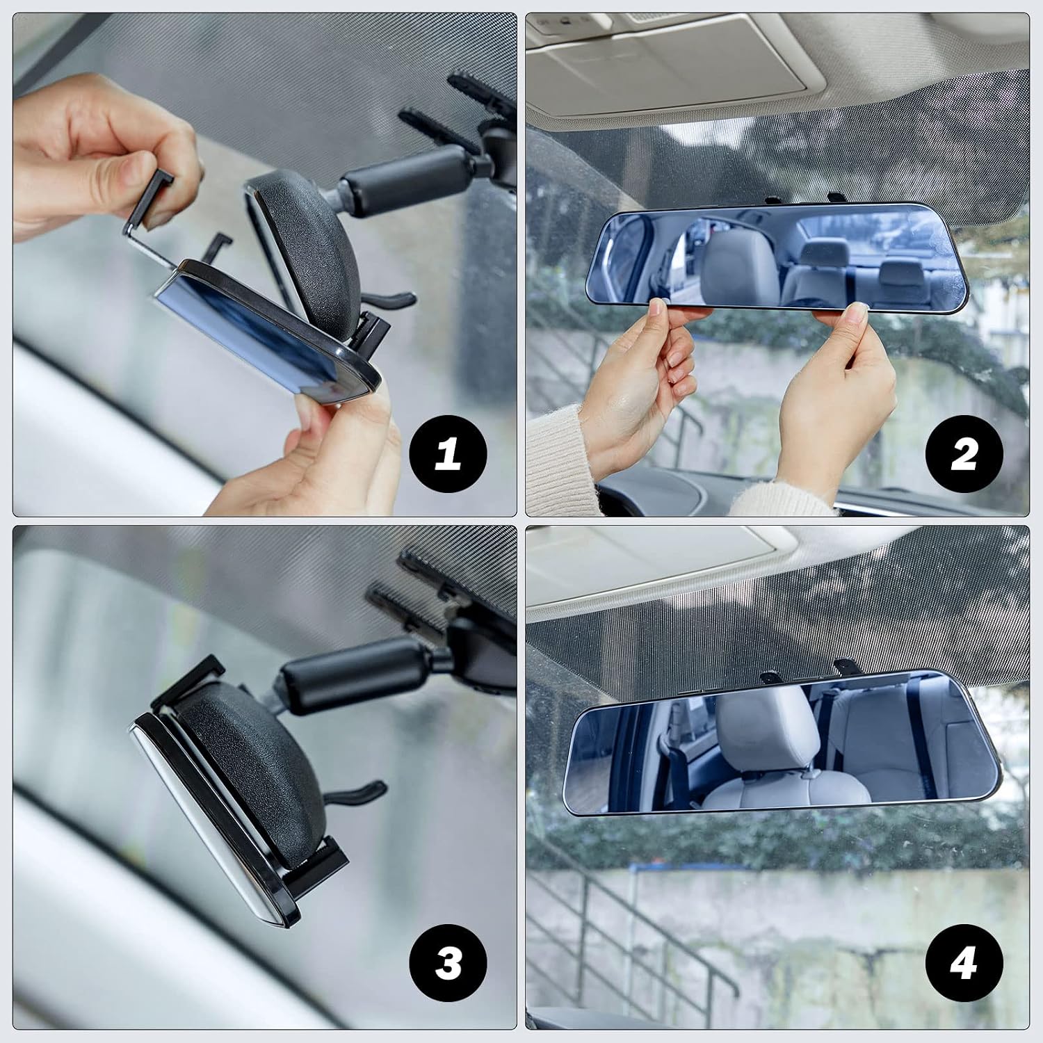 Panoramic Anti-Glare Rearview Mirror